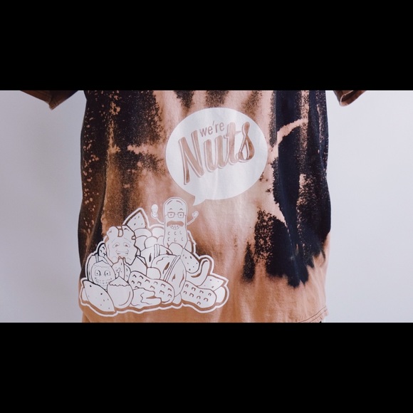 Custom bleached Whole Foods T - Picture 4 of 4